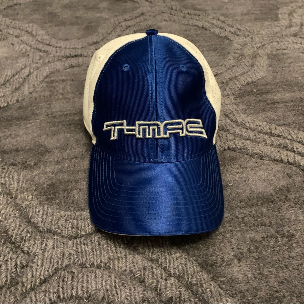 T-Mac Adidas Blue Hat Sz 7 3/8 Tracy McGrady RARE